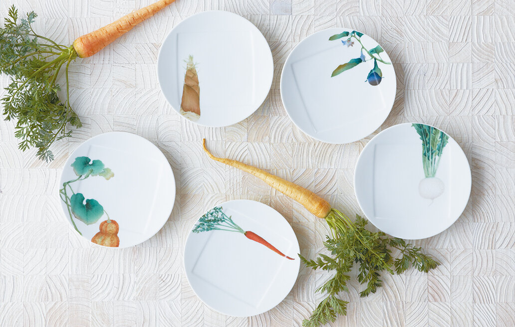 京香旬彩 15.5cmプレート(聖護院かぶら) | ノリタケ食器公式オンライン