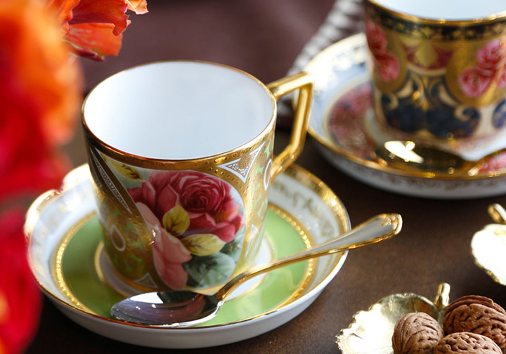 1912手塗りオールドノリタケカップ＆ソーサー5客＆他12点セット 1912手