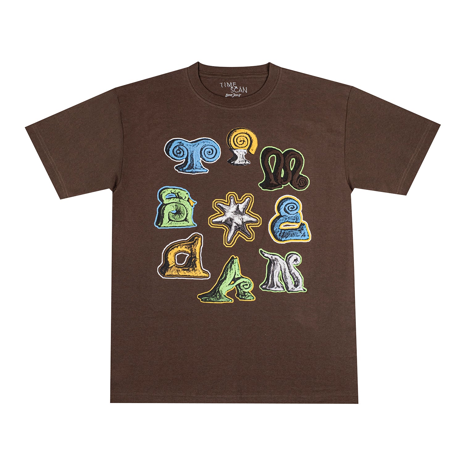 TIMESCAN（タイムスキャン）| ARTIFACTS T-SHIRT / BROWN