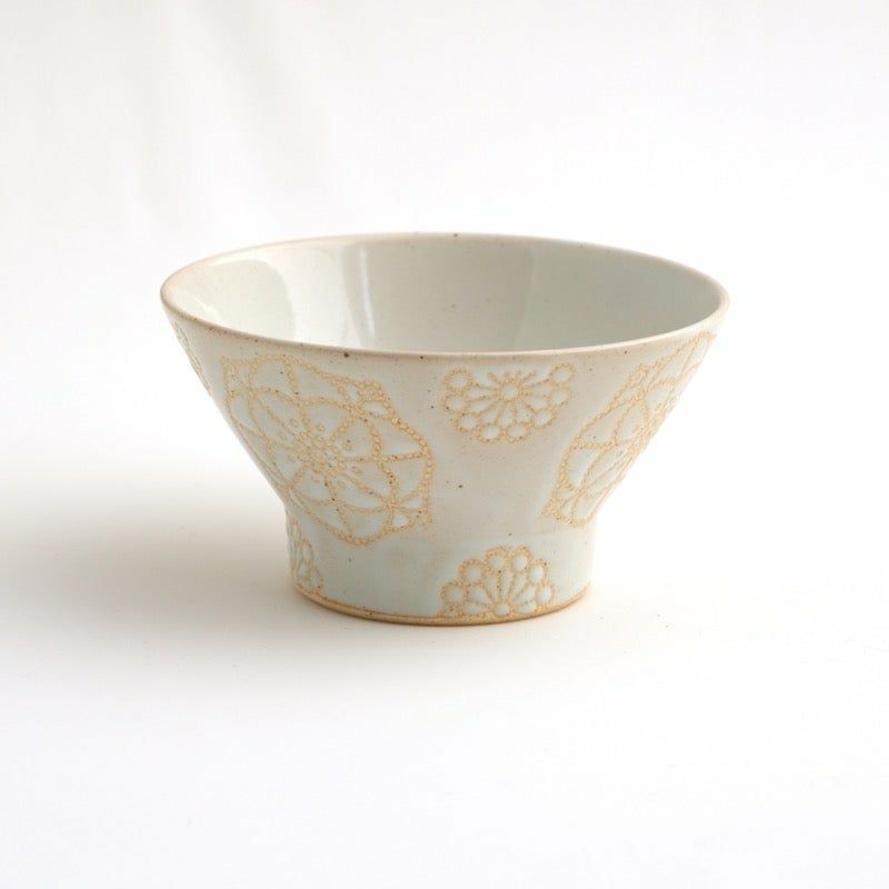 波佐見焼・三川内焼（長崎県） 【波佐見焼】ステッチ くらわんか碗（白