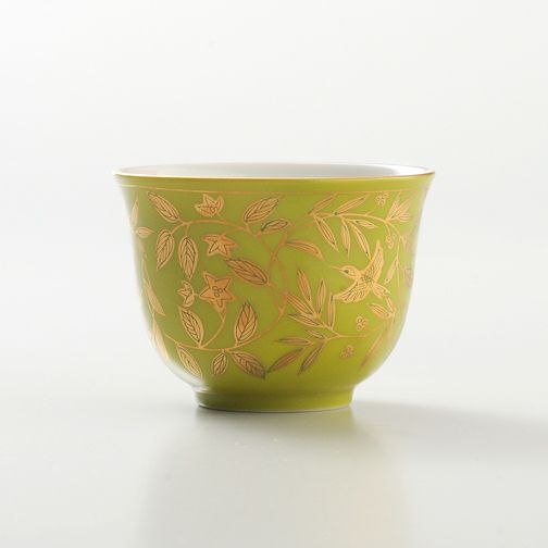 林みちよ 紅縁銀彩花碗 旅茶碗 小服茶碗 ティーカップ 茶道 Amazon.co