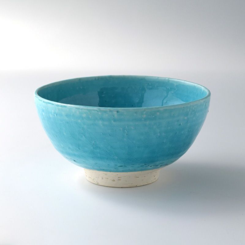 小僧窯（こぞうかま） 【京焼・清水焼】小僧窯 トルコブルー金彩 4寸鉢