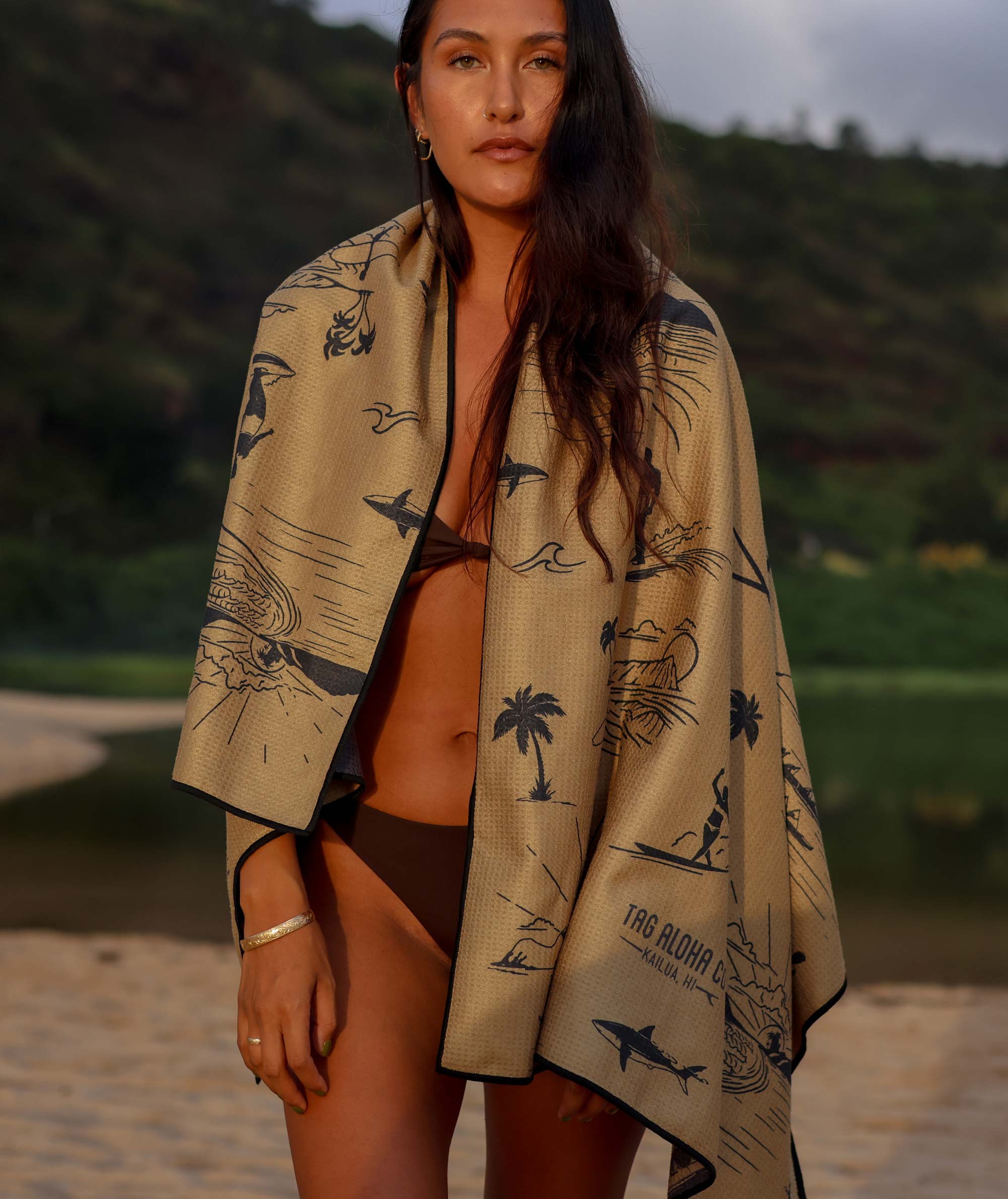 ビーチタオル - ポポイア – Tag Aloha Co.