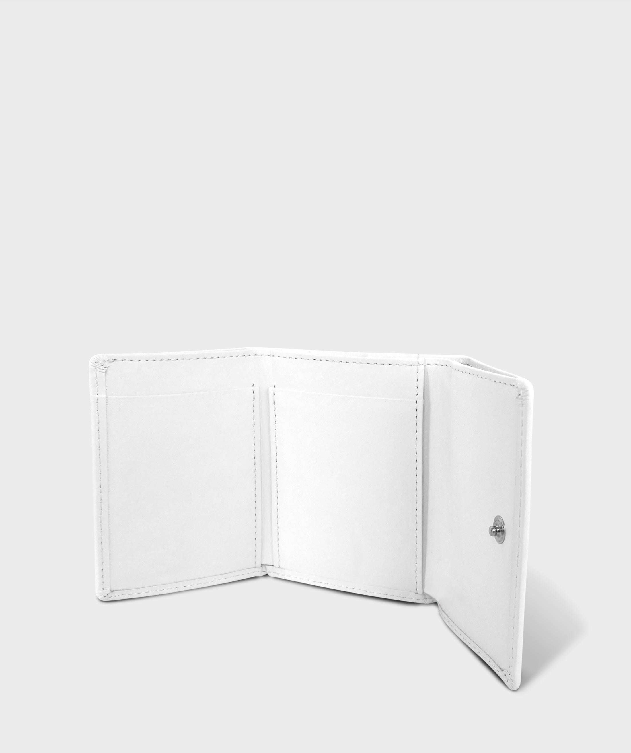 極小三つ折り財布 ミニ財布 シフォン ホワイト / taglich タグリッヒ