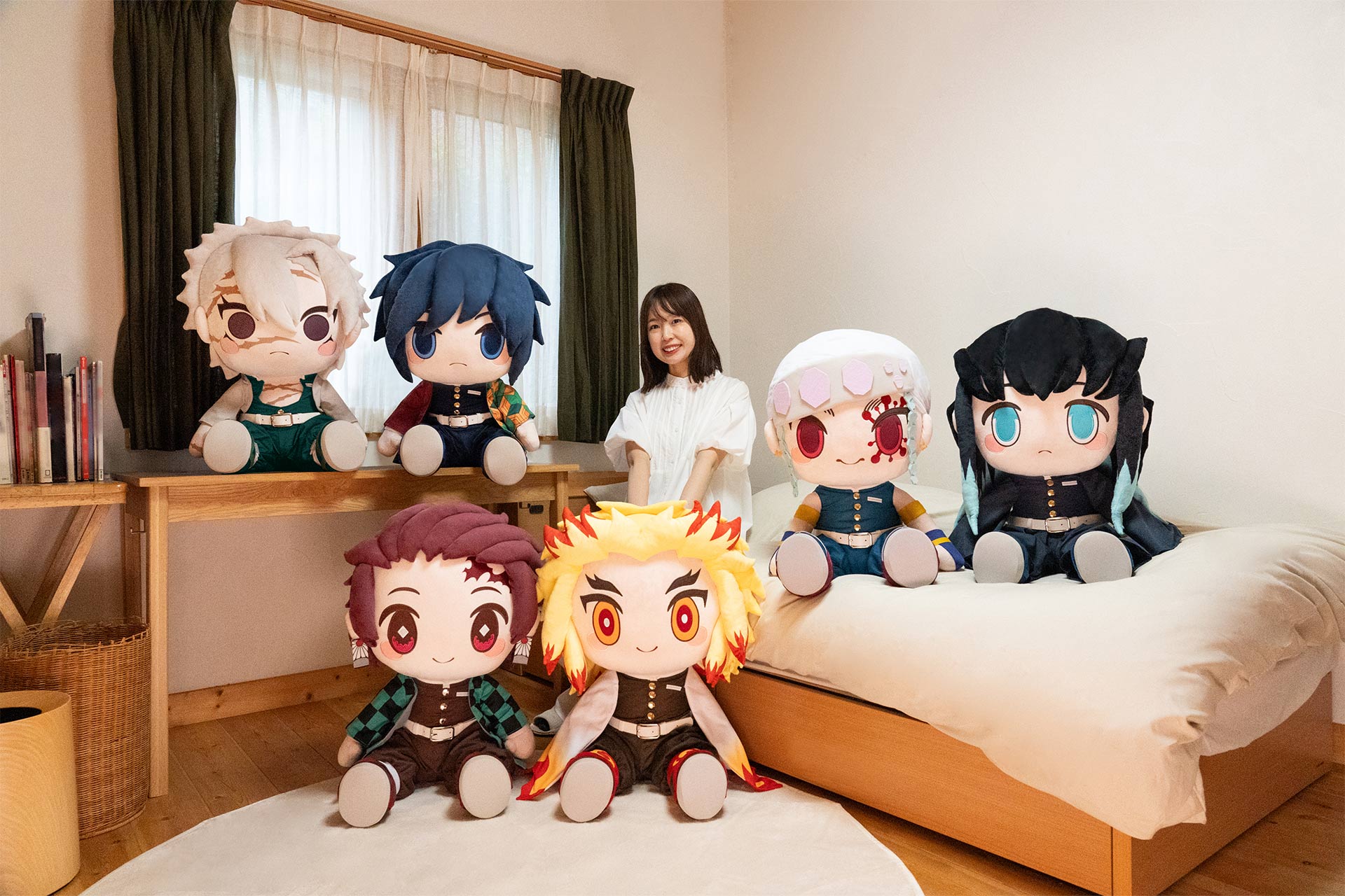 どきゅーとぷち アニメ「鬼滅の刃」 特大ぬいぐるみ 冨岡義勇｜TAITO