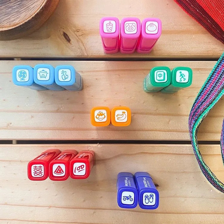 全10柄〉PILOT 台湾限定柄 フリクションスタンプ ｜百樂 魔擦印章 台灣