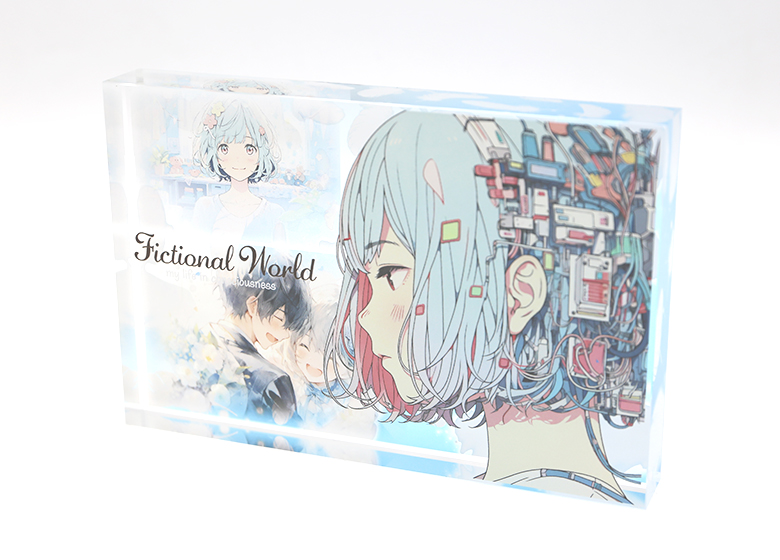 極厚アクリルブロック（両面印刷・選べる厚み） | 雑貨OEMのタイヘイ化成