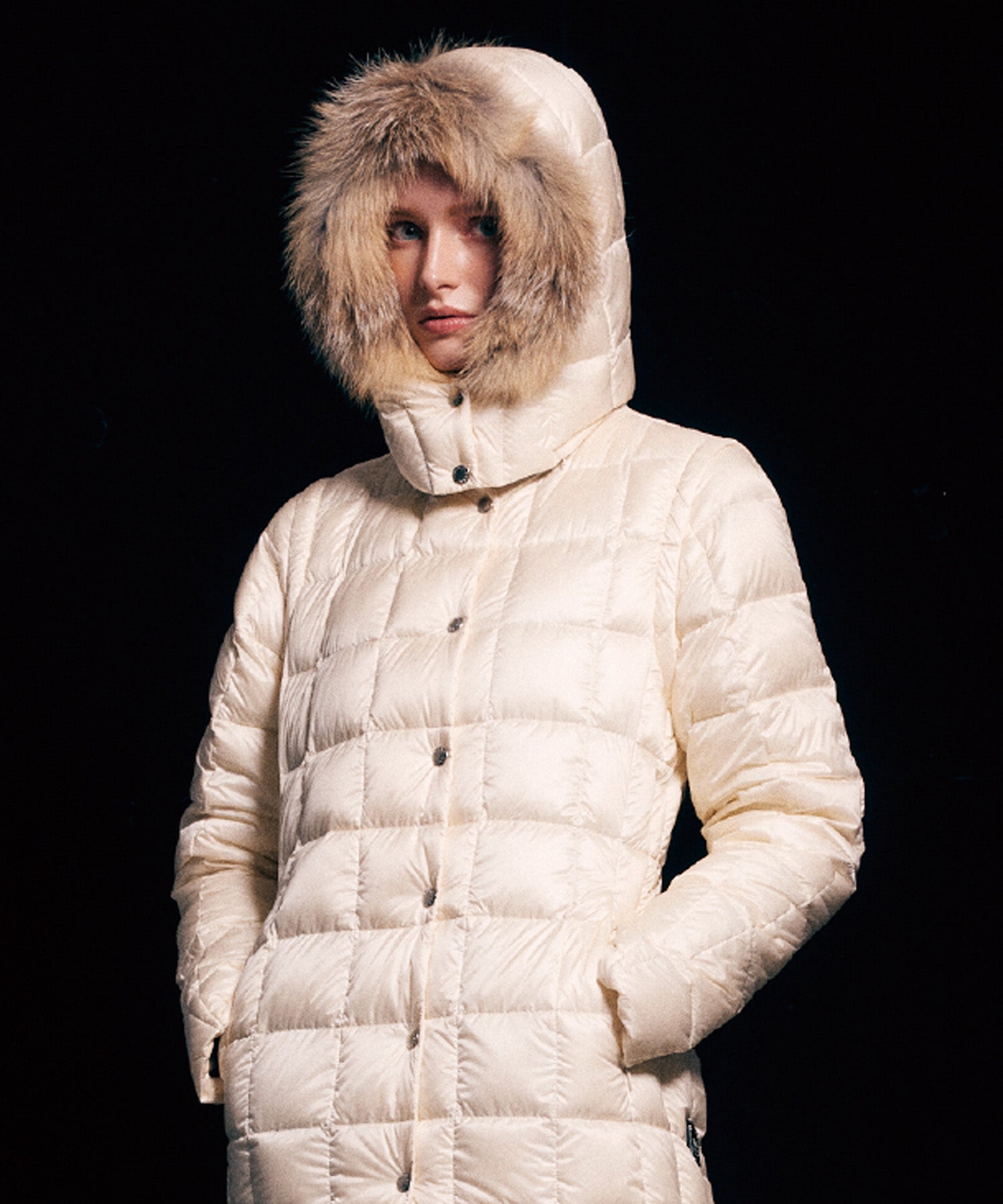 TAION EXTRAタイオンエクストラインナーダウン&襟ファー裾ファー