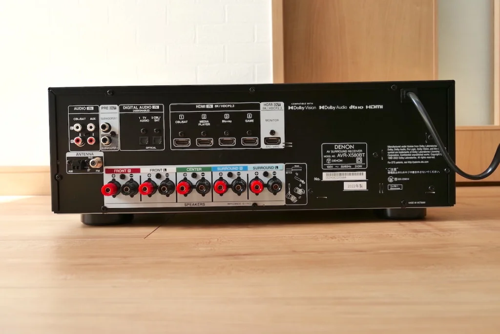 DENON AVR-X580BT 長期レビュー｜初めて買うならこれ！安くても音質は