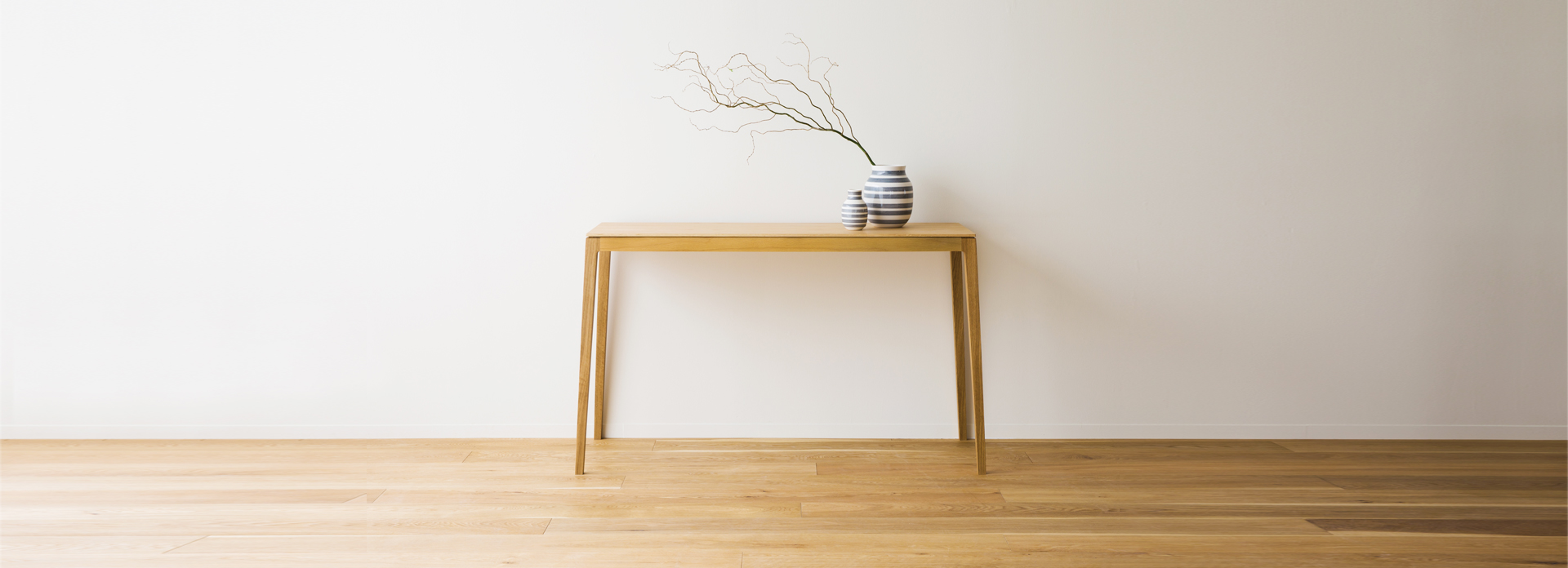 モル コンソールテーブル OAK (サイズオーダー可)(W90~120×D40×H75cm