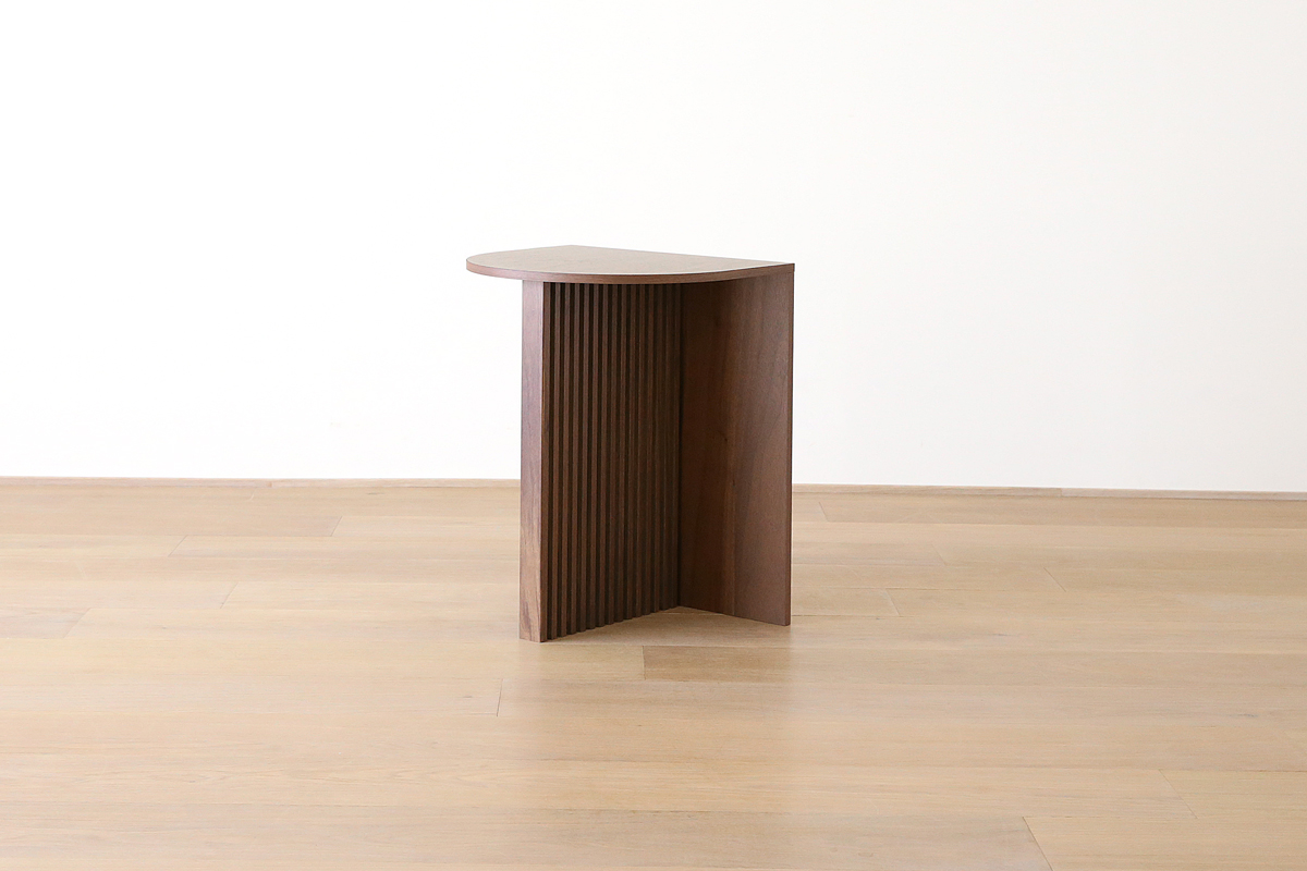 リブシリーズ H50サイドテーブル WALNUT (W40×D35×H50) 税込￥64,800