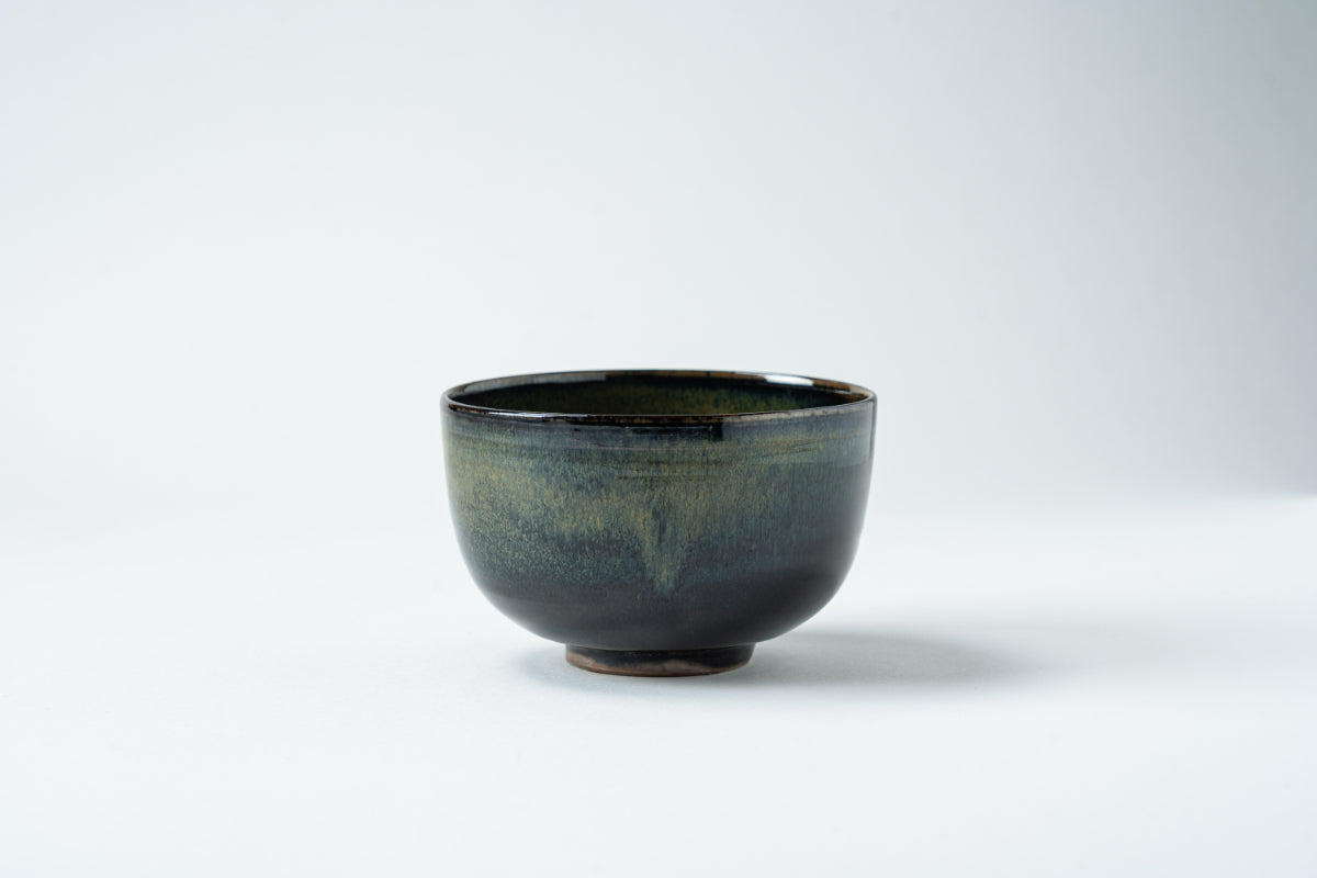 古高取八蔵手(八山) 流釉水指 江戸初期 (小さな蕾)掲載品 茶道具 古