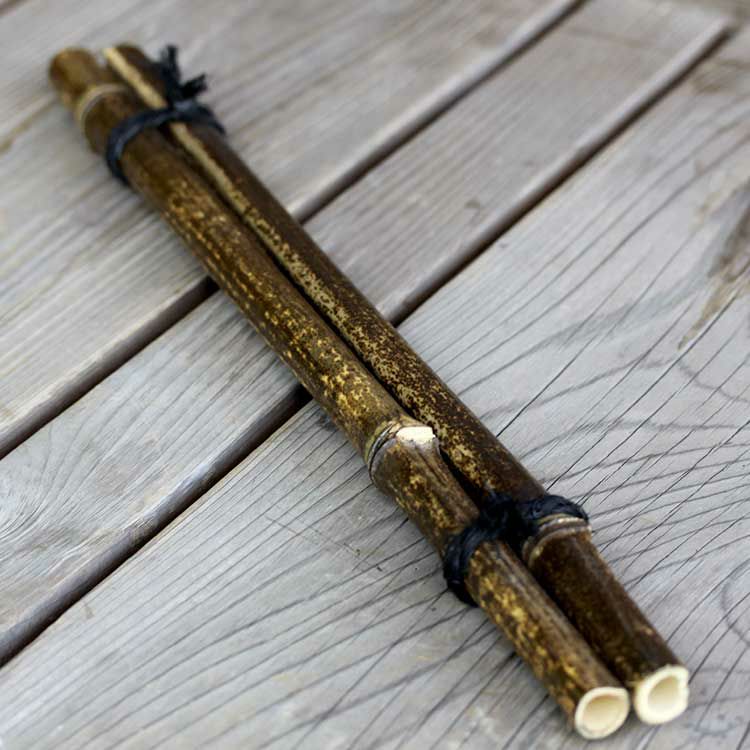 木製柄杓 フックとチェーン付き 自在鉤 木製柄杓 フックとチェーン付き