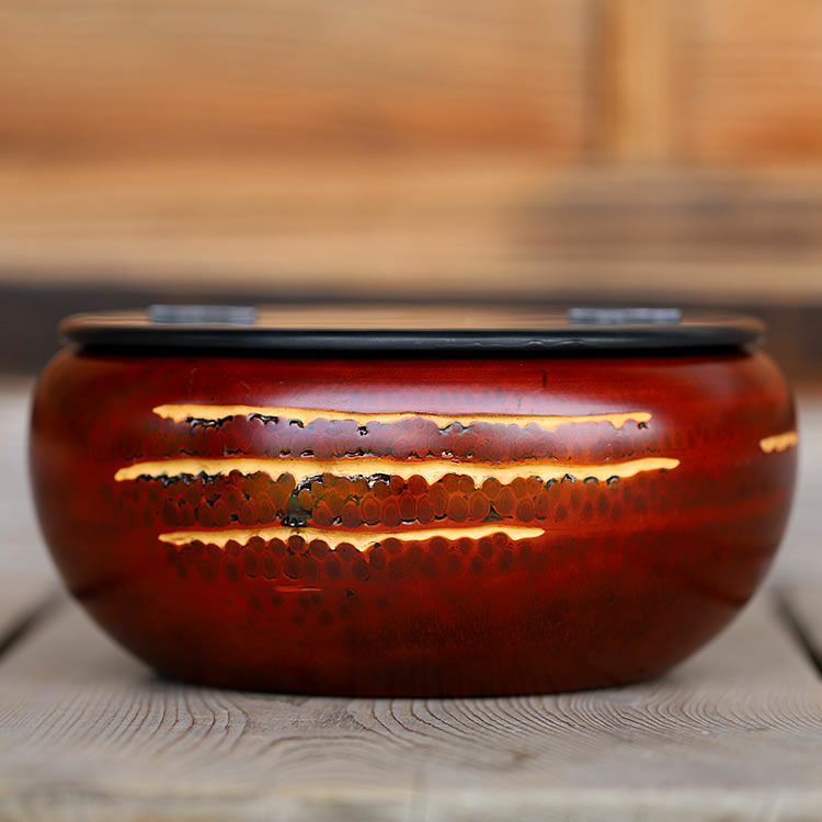 一点限り】竹根水指（蝶番蓋） | 虎斑竹専門店 竹虎