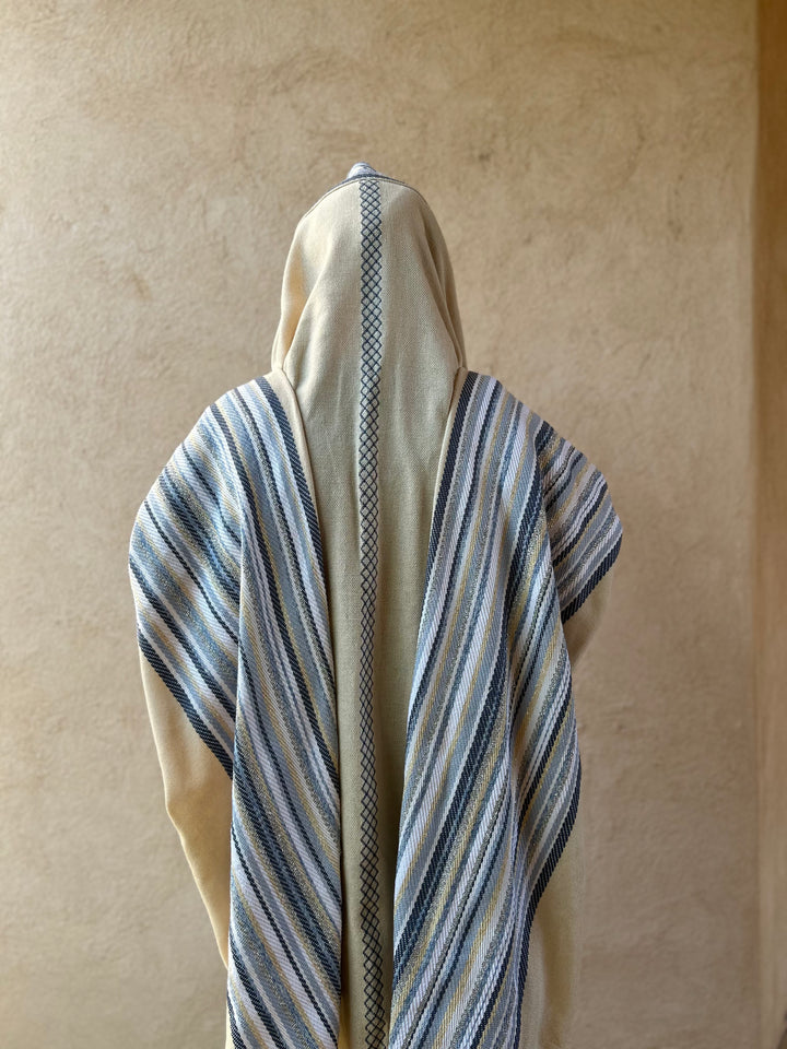Handmade Tallit - Gevura Blue – TallisMan