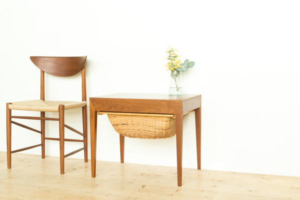 北欧家具 デンマーク製 ビンテージ ソーイング ワゴン 北欧家具talo