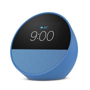 Amazon Echo Spot, Smart Alarm Clock with Vibrant Sound and Alexa