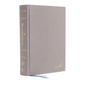 Nasb, MacArthur Study Bible, 2nd Edition, Hardcover, Gray, Comfort
