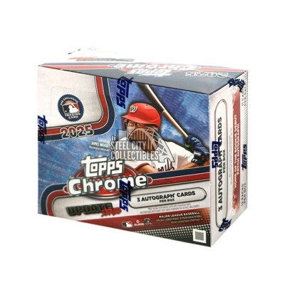 Topps 2025 Topps Chrome Update Series Baseball Hobby Jumbo Box