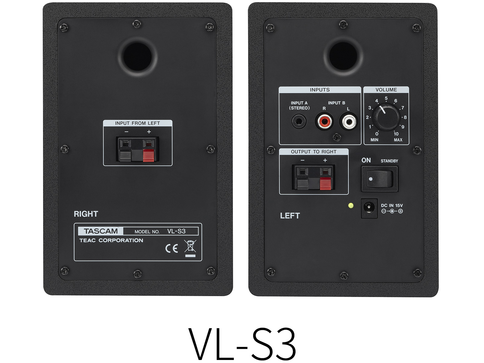 TASCAM VL-S3 アクティブスピーカー VL-S3/VL-S3BT | デスクトップ