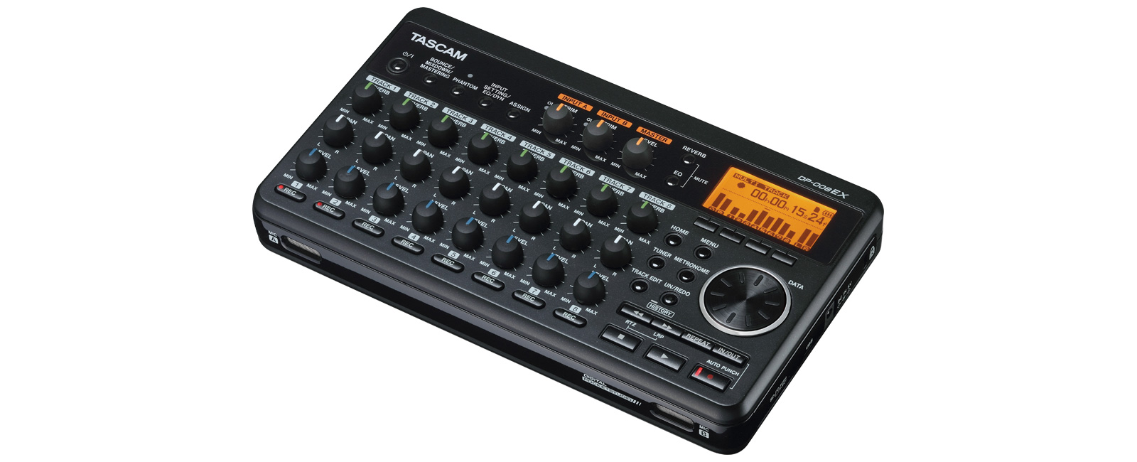 DP-008EX | 8-track Digital Pocketstudio | TASCAM - International