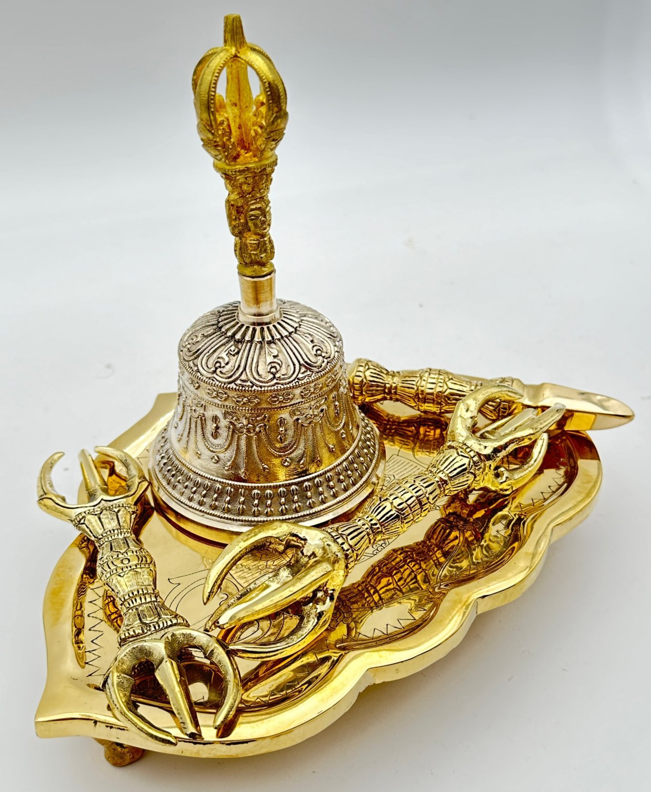 修縁堂】真言宗 法器 九鈷金剛杵 真言密教 仏教法具仏具 修縁堂