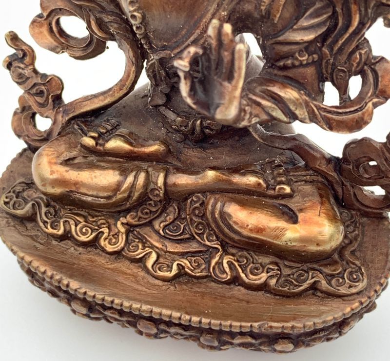 ◇文殊菩薩（マンジュシュリー）像◇仏教 チベット ◇アンティーク風