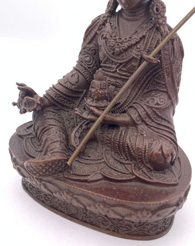 ◇チベット密教法具 法螺貝（シャンカ）パドマサンババ(グル