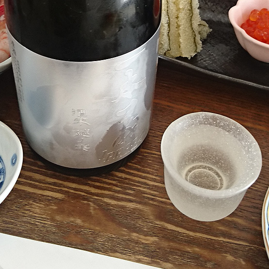 一本義 袋吊り 純米大吟醸 3,240円』by umai.tv : 一本義 久保本店