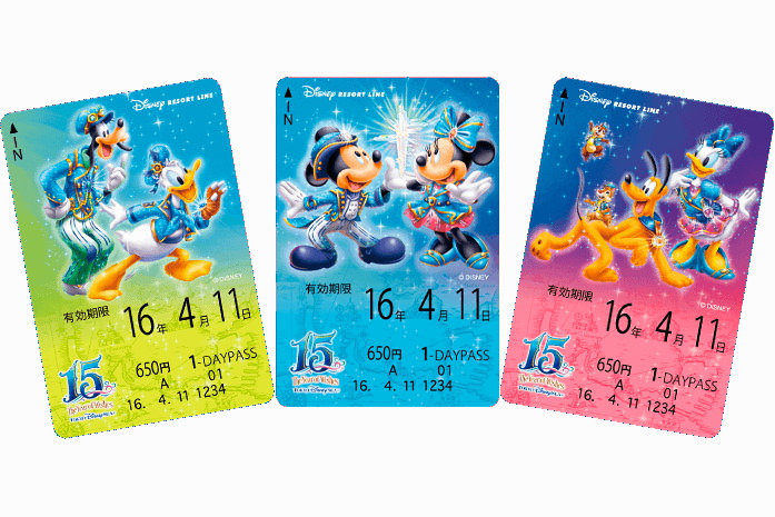 30周年【使用済】2013年度 ディズニーリゾートライン 切符 パス リゾラ