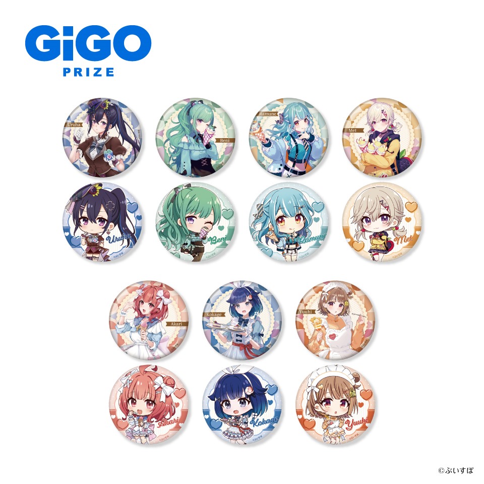 ば*な様 ぶいすぽ VSPO! SHOWDOWN 缶バッジ 一ノ瀬うるは ぶいす