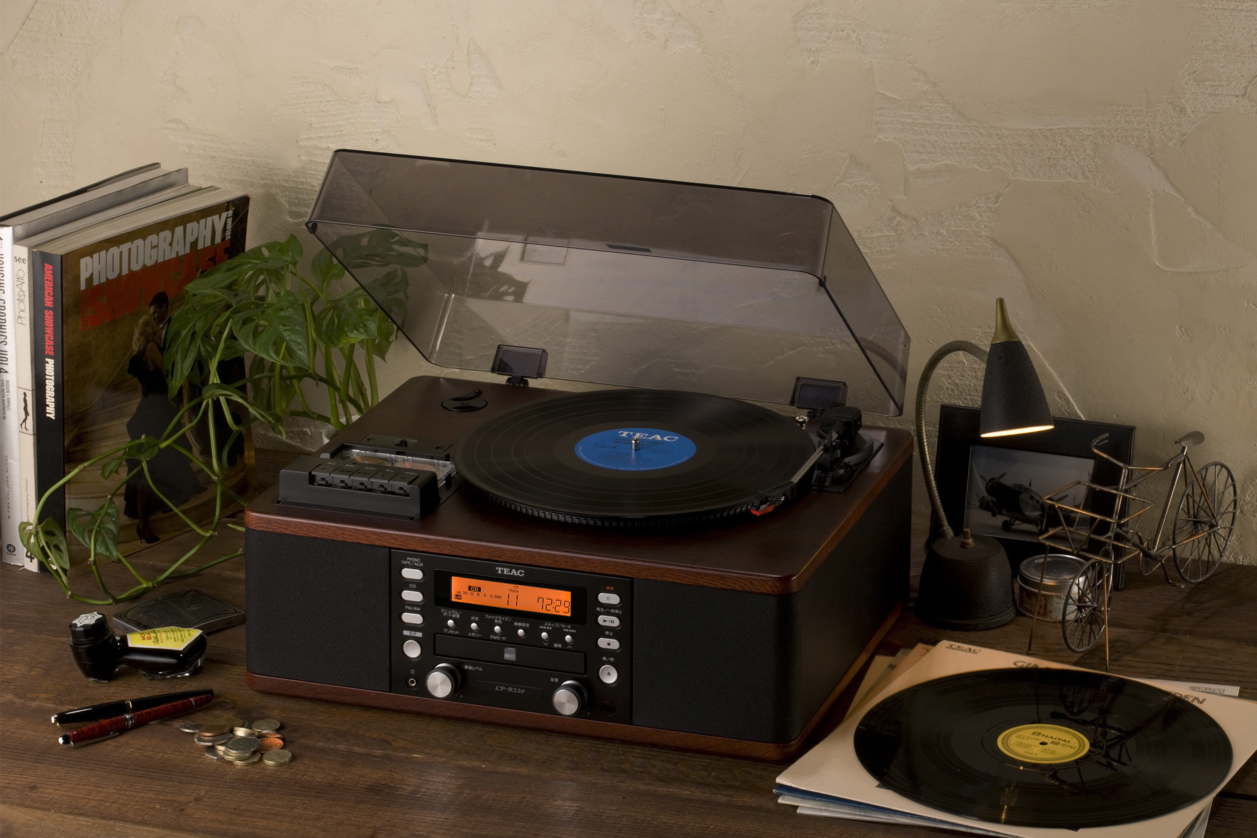 TEAC ウッド ターンテーブル 完動品 付属品 多数 セット TEAC ウッド