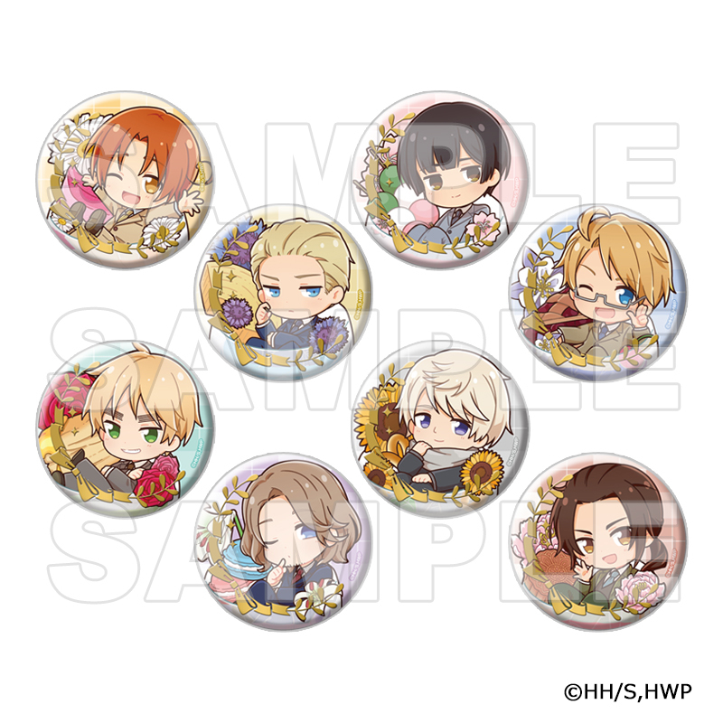 ヘタリア 缶バッジ3個セット 新品未開封品】ヘタリア 枢軸 缶バッジ 3