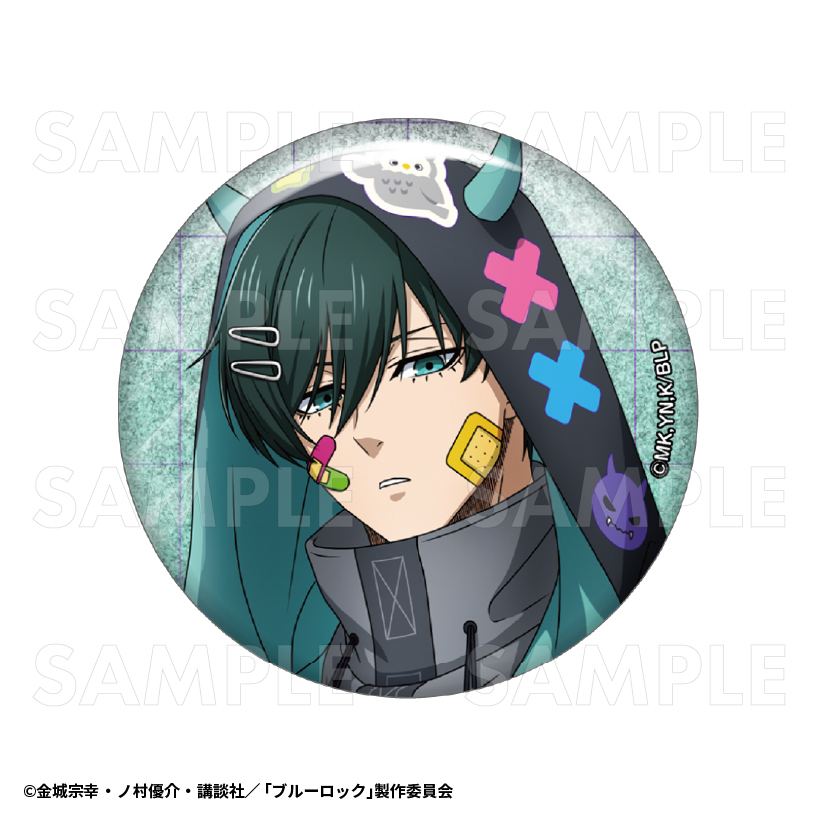 TVアニメ『ブルーロック』 トレーディンググリッター缶バッジ でびデコ