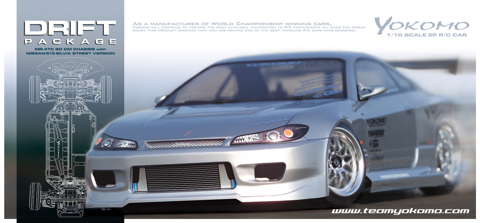 op多数ヨコモyd2sx3,grスープラ,s15シルビア,フタバ7px3点セット 1/10