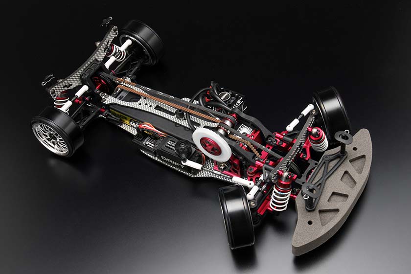 ヨコモ 1/10 ドリパケ DIB レッド ブラシレスモーター・サーボ付 完成