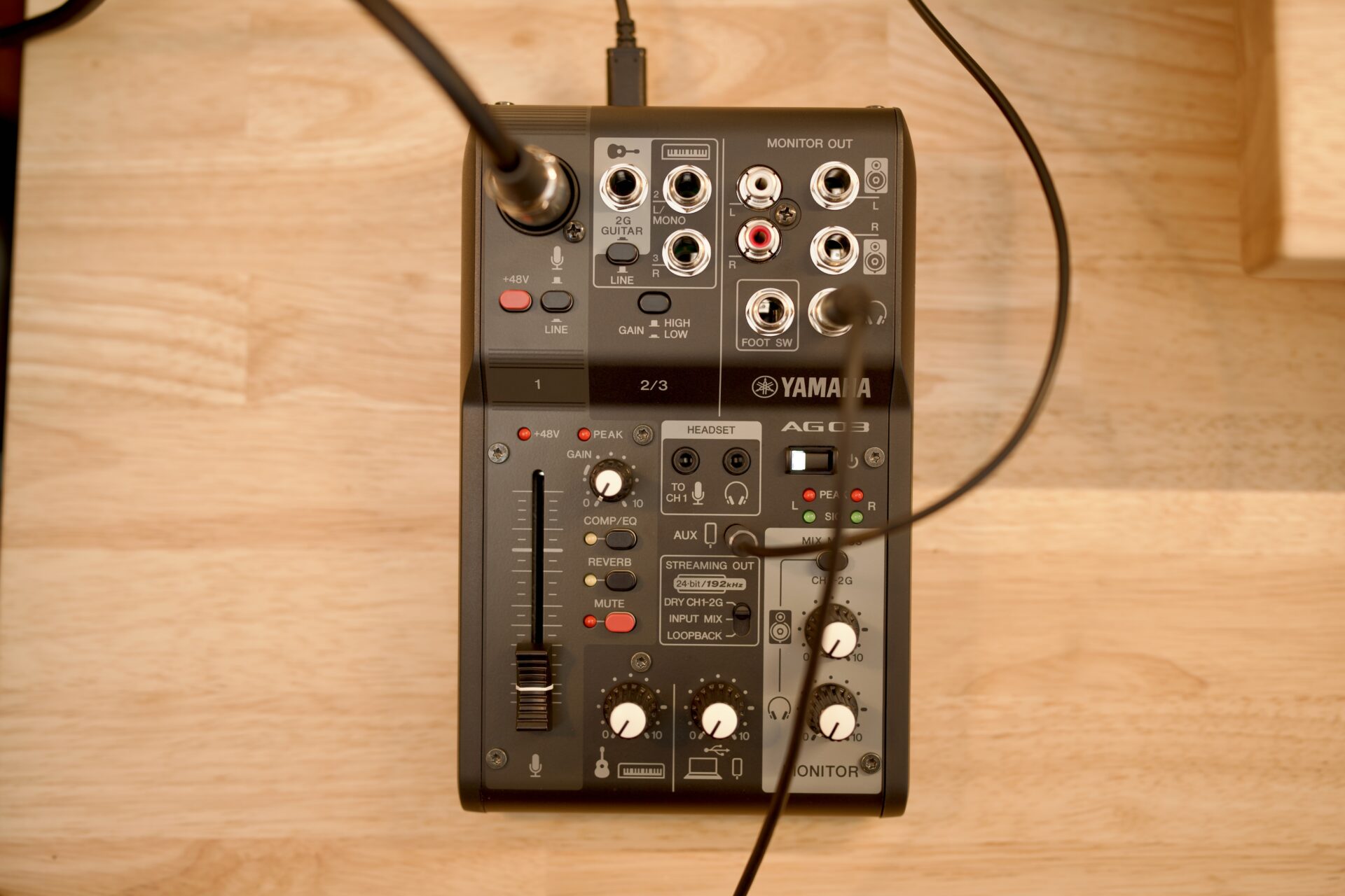 新型YAMAHA AG03 Mk2オーディオインターフェース配信3chオマケあり