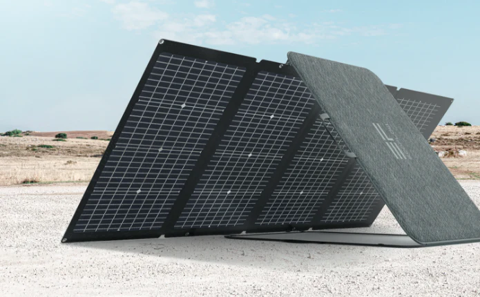 EcoFlow 折りたたみ式 220W両面受光型ソーラーパネル ソーラー 発電機