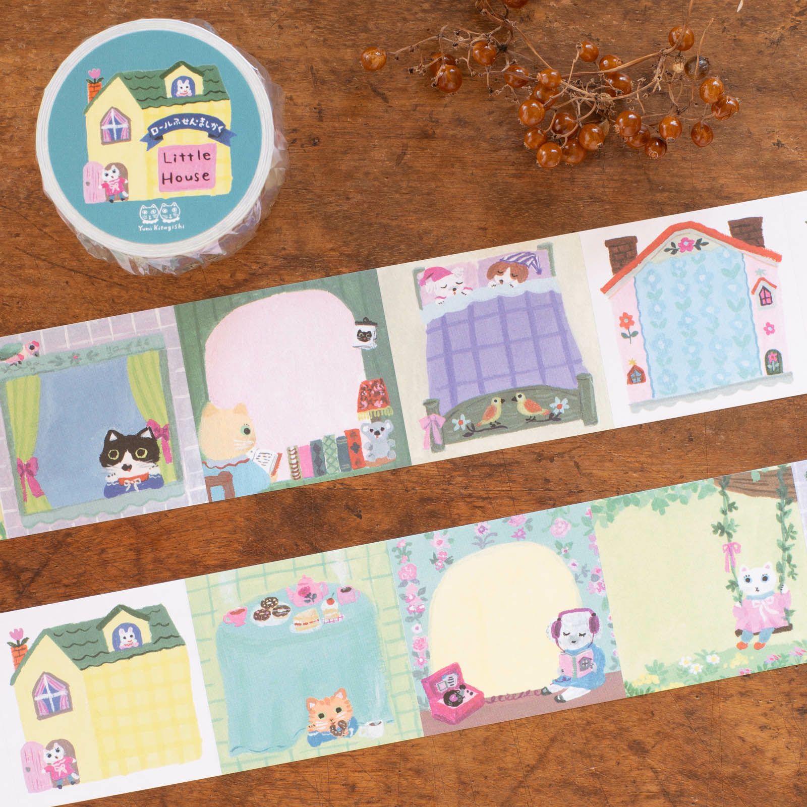 手紙社｜marini＊monteany・ロールふせんましかく「wakuwaku」 | 月刊