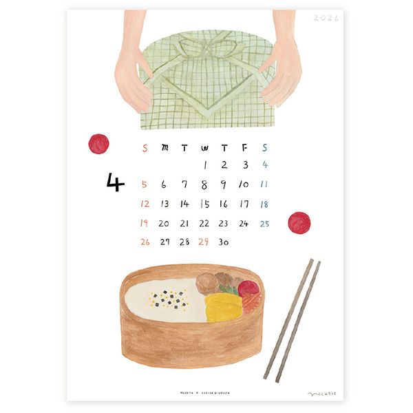 表現社 cozyca products｜ネクタイ・2026年カレンダー | 月刊手紙舎