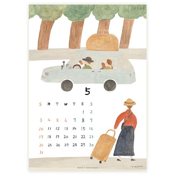 表現社 cozyca products｜ネクタイ・2026年カレンダー | 月刊手紙舎