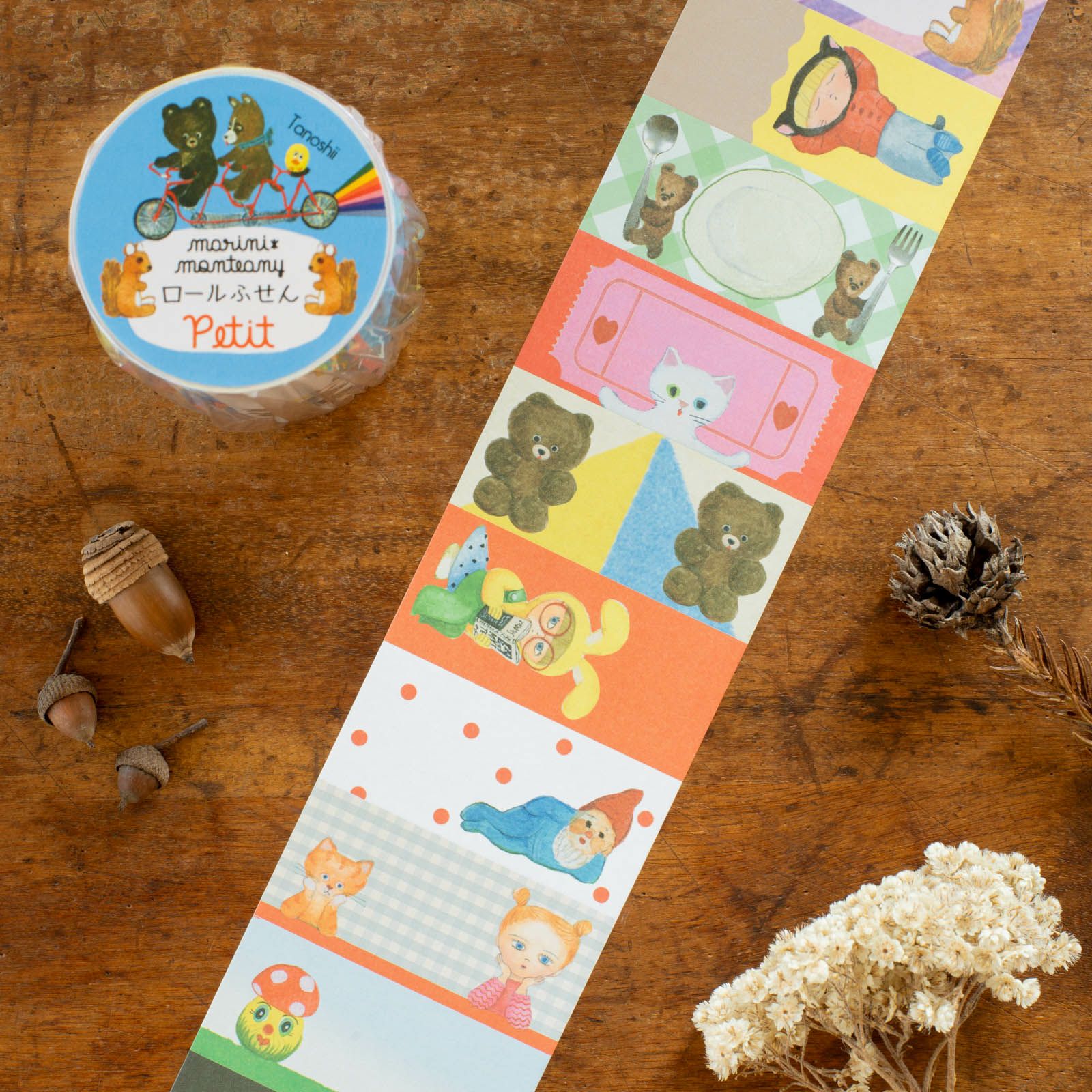 手紙社｜marini＊monteany・ロールふせんましかく「wakuwaku」 | 月刊