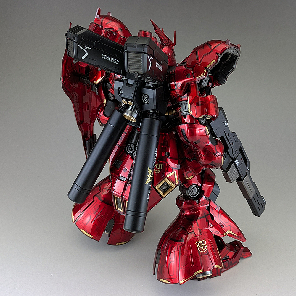 完成品] RG MSN-04 SAZABI [CLEAR COLOR] | テキトーオヤジノ墓 (旧