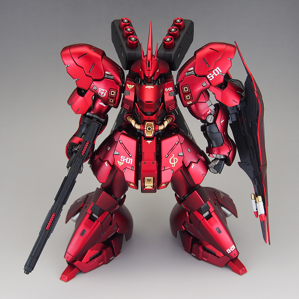 完成品] RG MSN-04 SAZABI | テキトーオヤジノ墓 (旧テキトーモケイ)