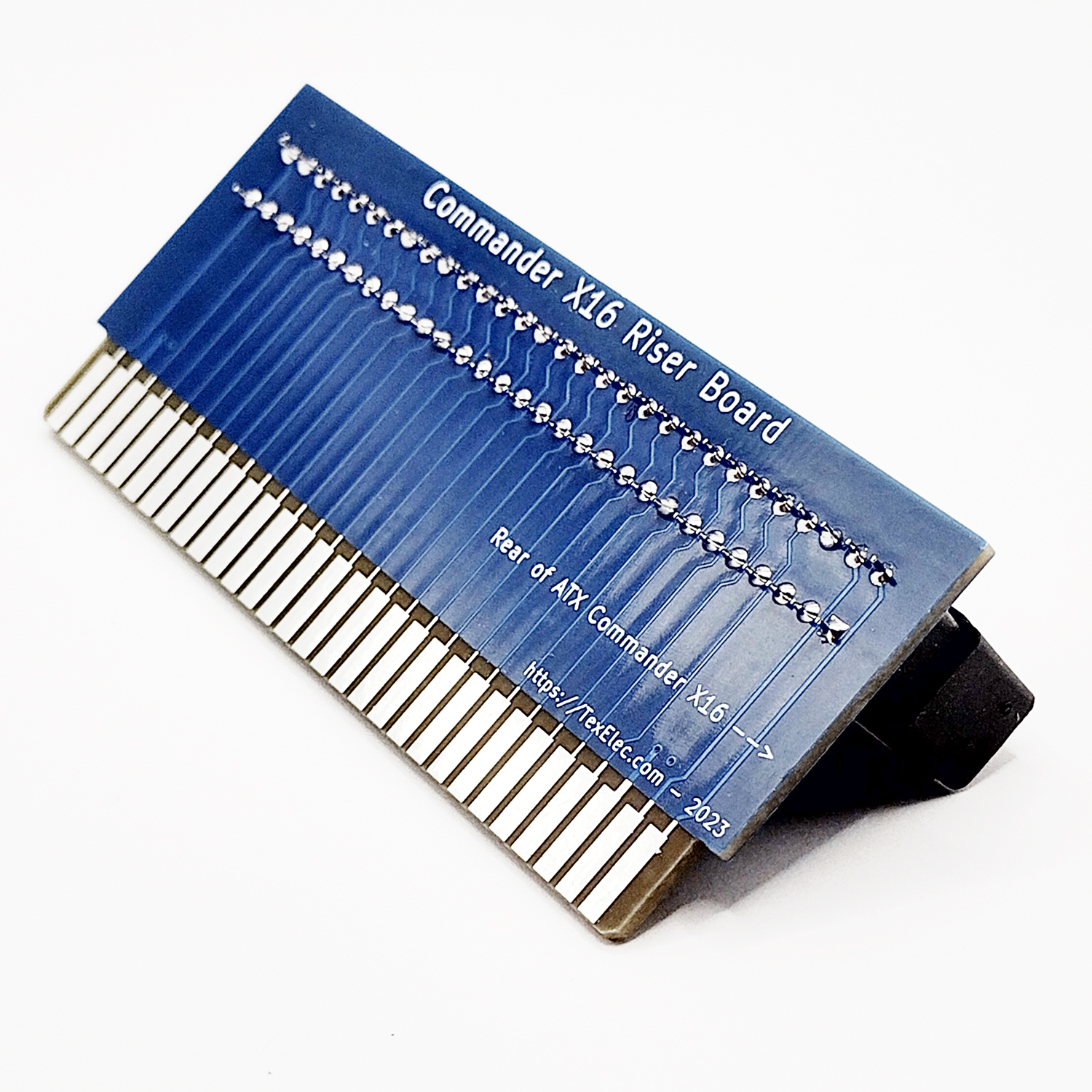 Commander X16 Riser Board for the Lazer3D Pizza Box Case - TexElec