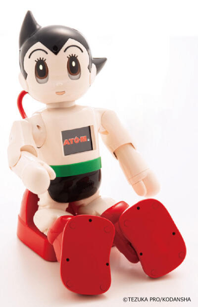 コミュニケーションロボットATOMの着座タイプ「おすわりATOM」が登場