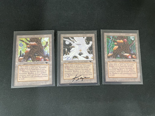 MTGミシュラの工廠/Mishra's Factory春夏秋冬4枚セット