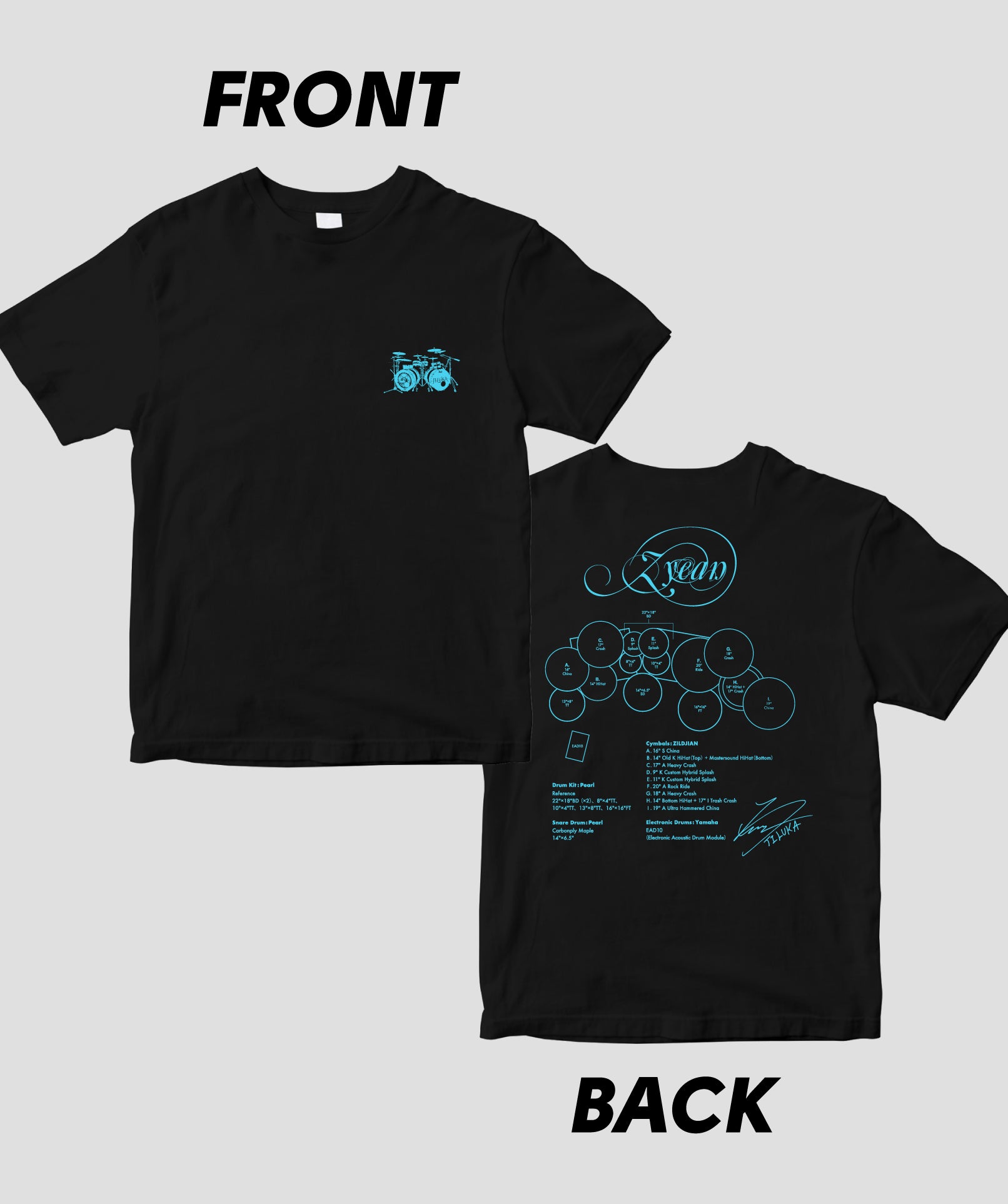 Drummer's Set Up Vol.37 Zyean［JILUKA］ – T-OD（株式会社リットー