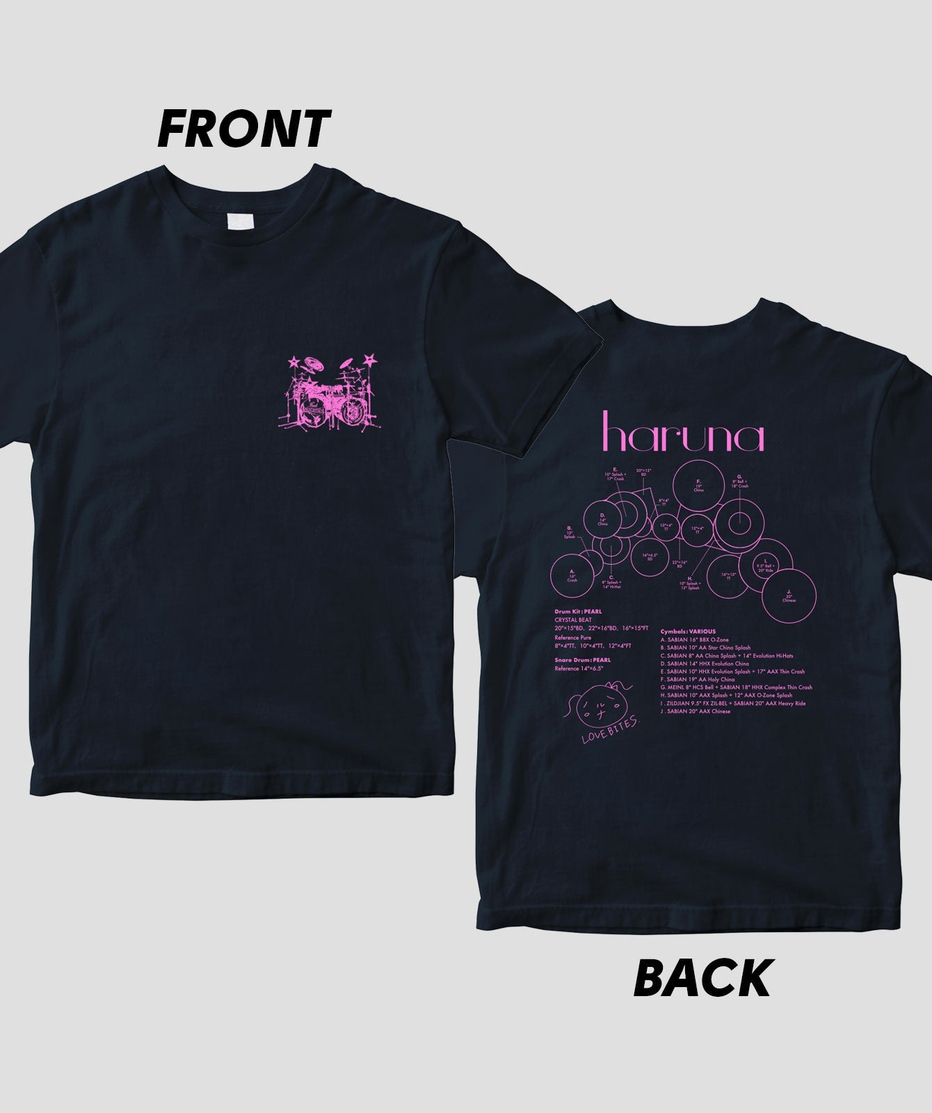 Drummer's Set Up Vol.18 haruna［LOVEBITES］ – T-OD（株式会社