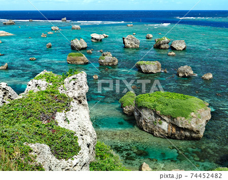 写真 風景 全紙サイズ 沖縄宮古島東平安名崎『翠玉のかなた』 写真